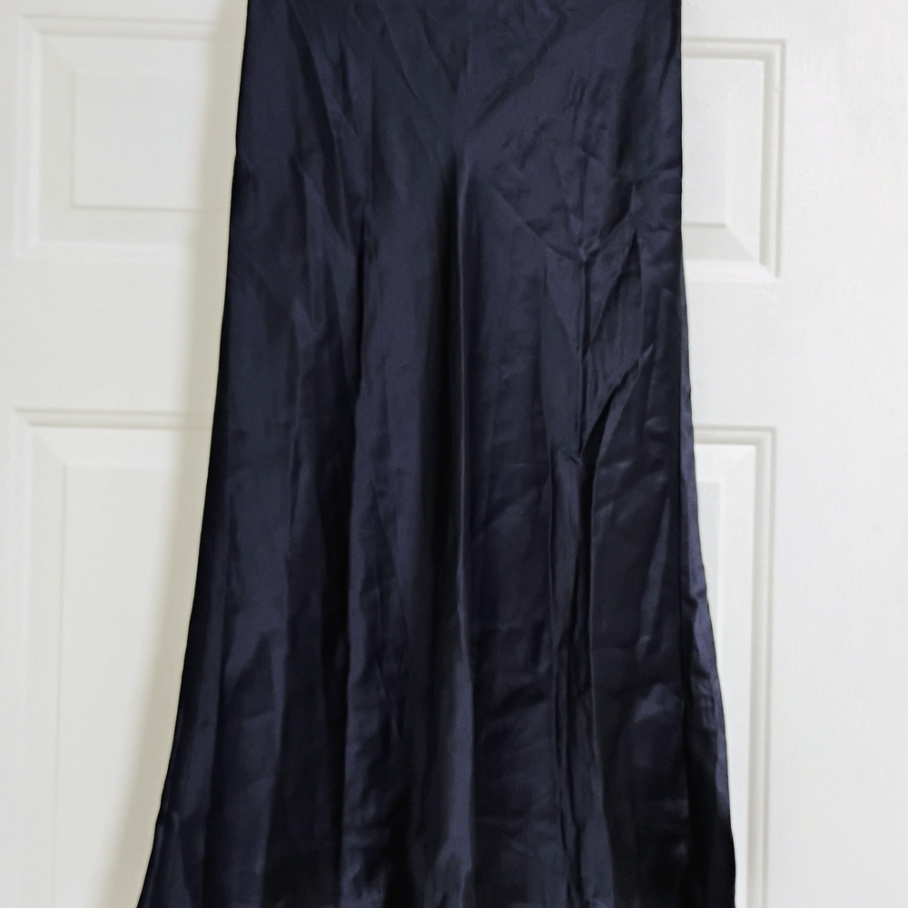 Quince Silk Skirt Blue - Picture 2 of 7